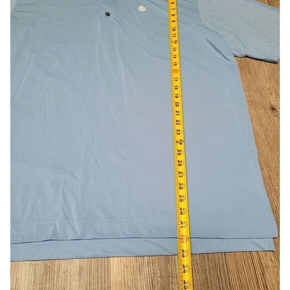 FootJoy Mens Polo Golf Short Sleeve Shirt Blue Polyester Size XXL - Picture 8 of 8